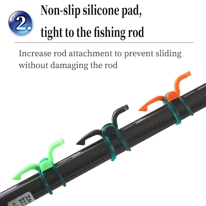 SQUID KING 2 pièces porte-hameçons fixe pour canne à pêche accessoires portable appâts leurres