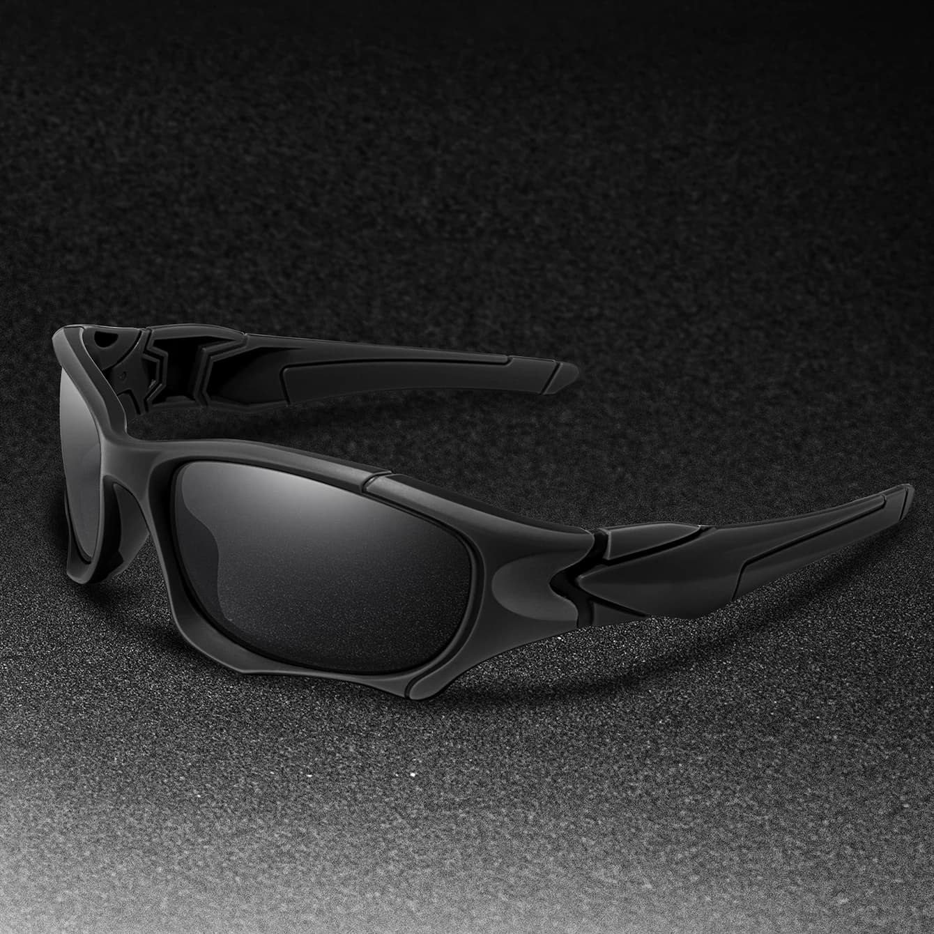 Lunettes de pêche polarisées camouflage classique UV pour outdoor, conduite, vélo