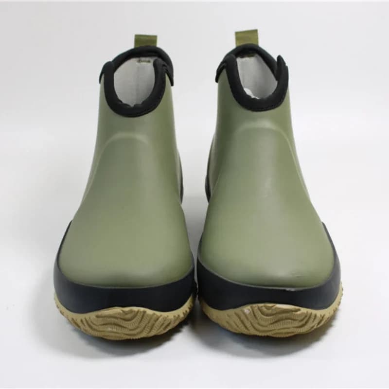 Bottes de pêche cheville mode plates-formes imperméables anti-dérapantes pour travail extérieur
