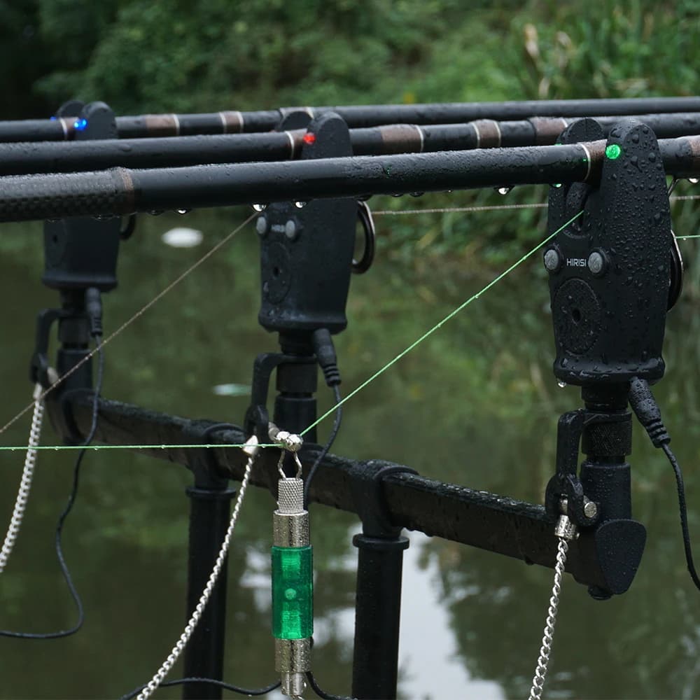 Hirisi S5 Alarme de Touche Carpe Sans Fil Étanche avec Indicateur de Morsure pour Pêche