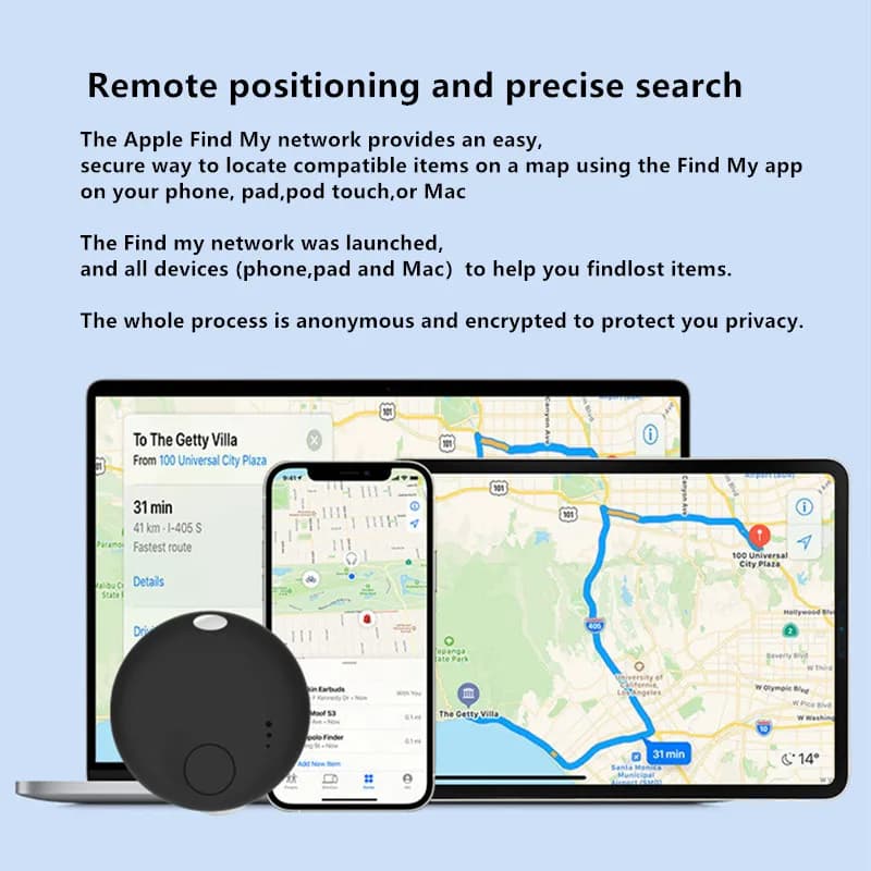 Air Tracker Bluetooth - Tag compatible Find My iPhone pour localiser clés et matériel pêche Apple