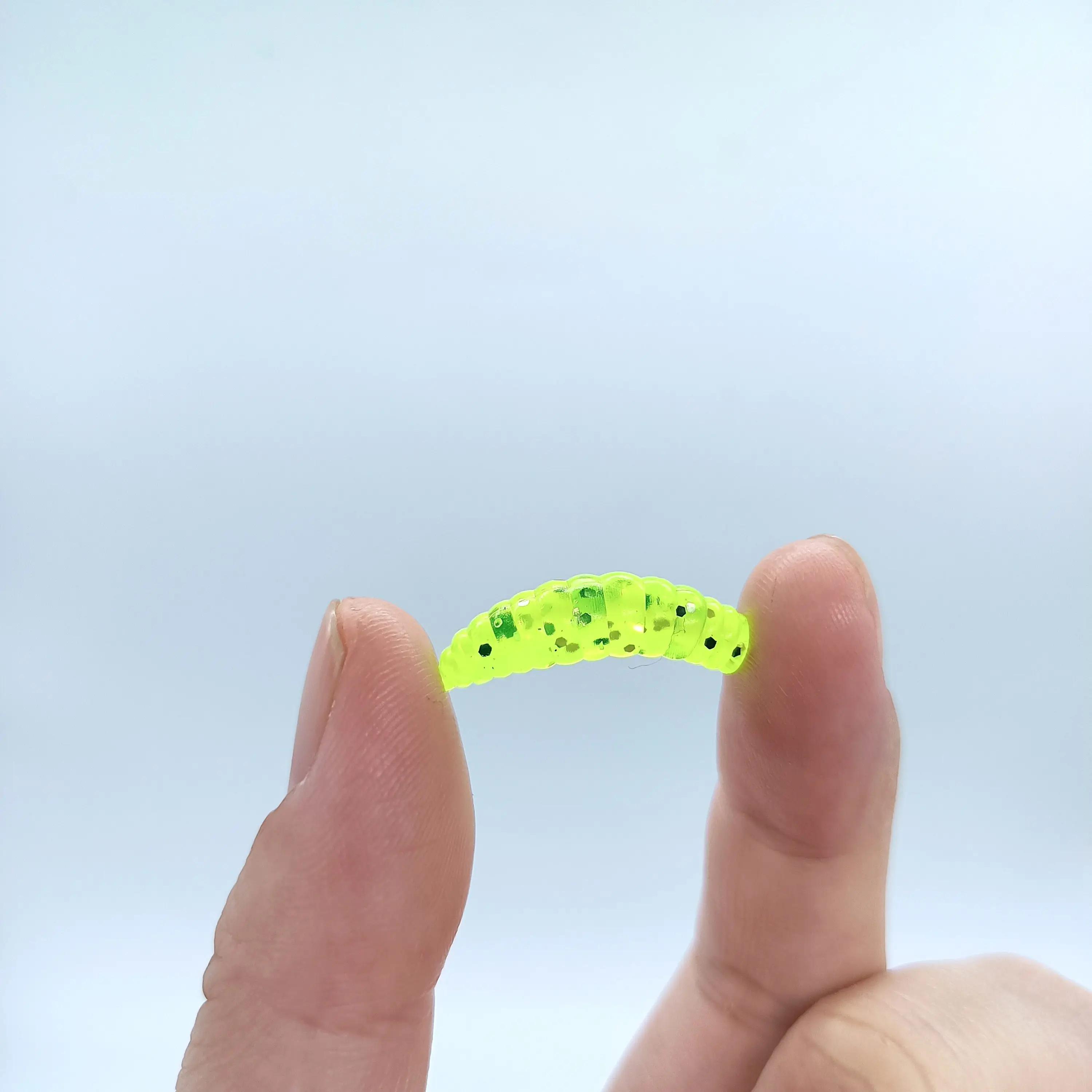 20 leurres pain ver silicone 0.7g - appâts artificiels carpe bass pêche leurres tremblants