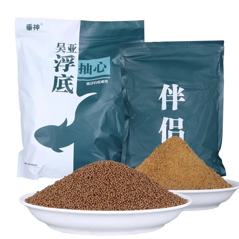 Appât flottant en forme de cœur 900g pour carpe herbivore et poisson-chat rouge