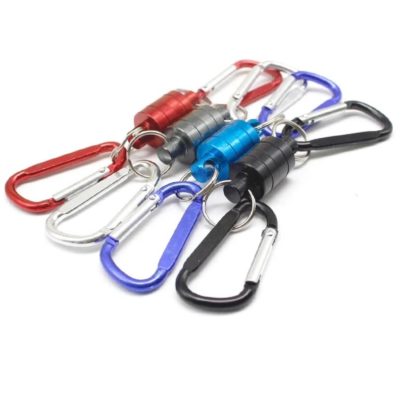 Mousquetons magnétiques pour équipement de pêche - Fermeture puissante pour accessoires outdoor