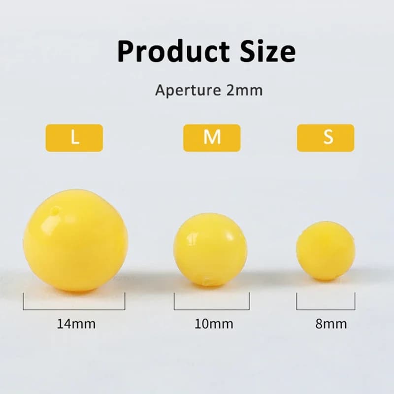 50 appâts maïs flottants artificiels pour carpe - leurres souples TPR boules flottantes odeur round baits