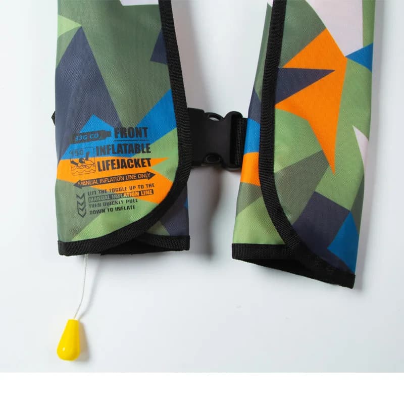Gilet de sauvetage gonflable manuel et automatique 150N pour pêche et sports nautiques