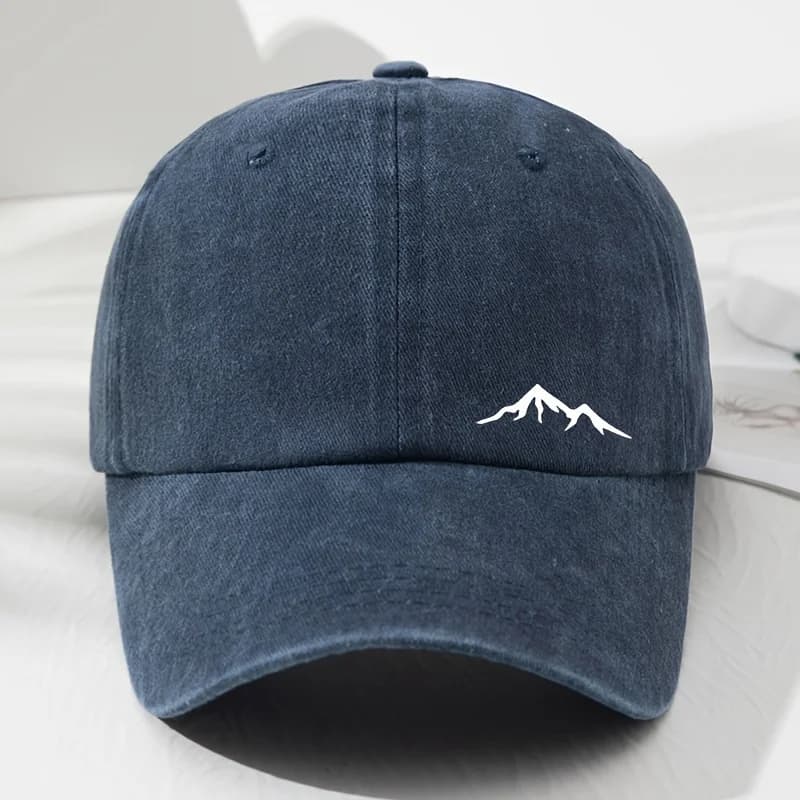 Casquette baseball motif montagne voyage randonnée alpinisme protection solaire homme femme pêche