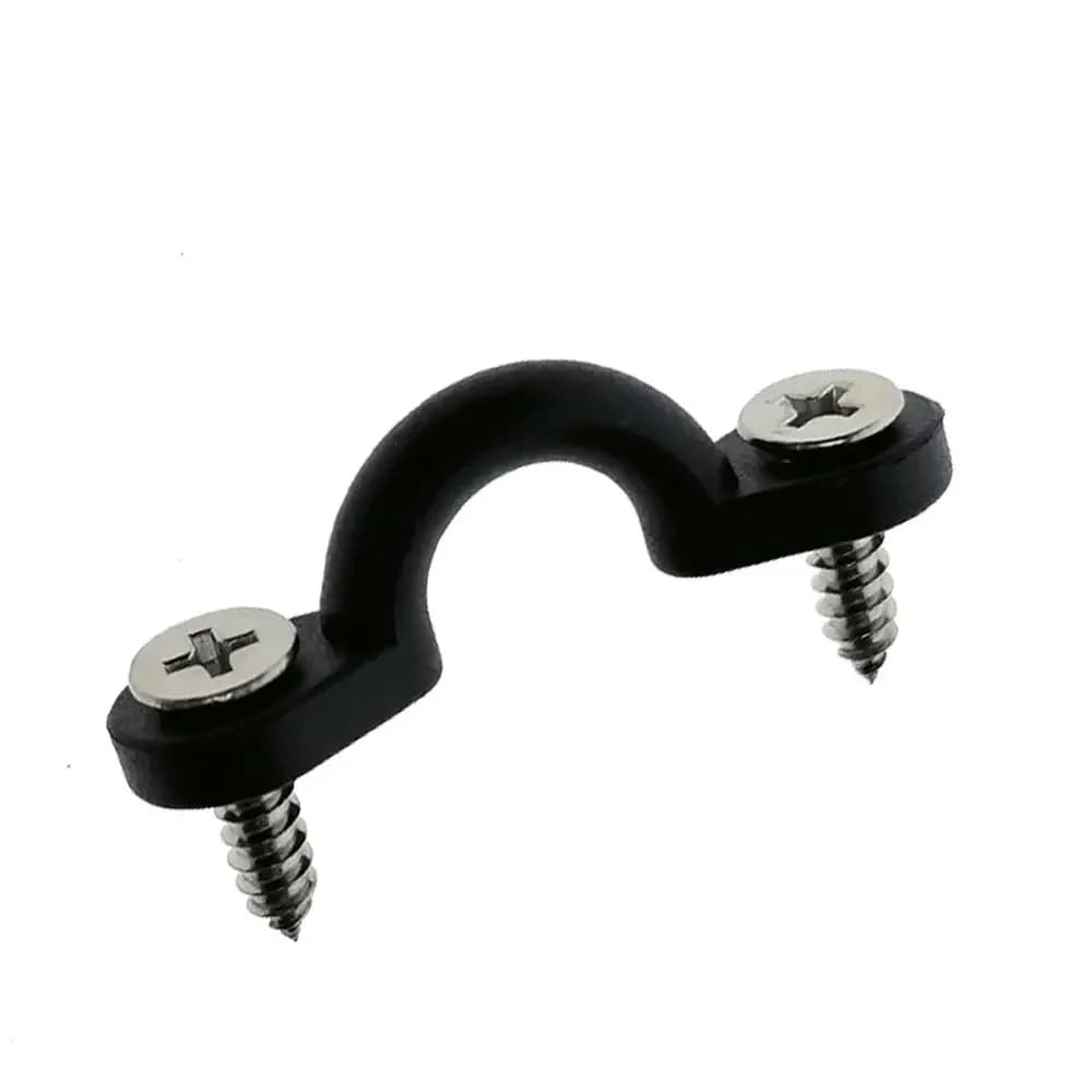Œillets de pont en nylon avec vis inox pour kayak - boucles d'attache pour fixer équipements de pêche