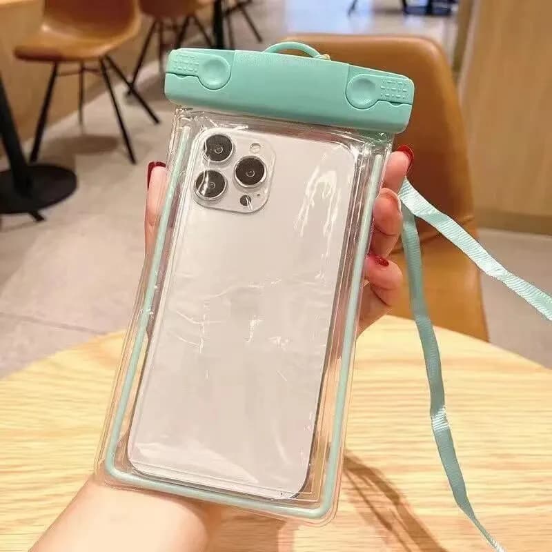 Pochette téléphone étanche universelle lanière bandoulière tactile natation plongée protection smartphone