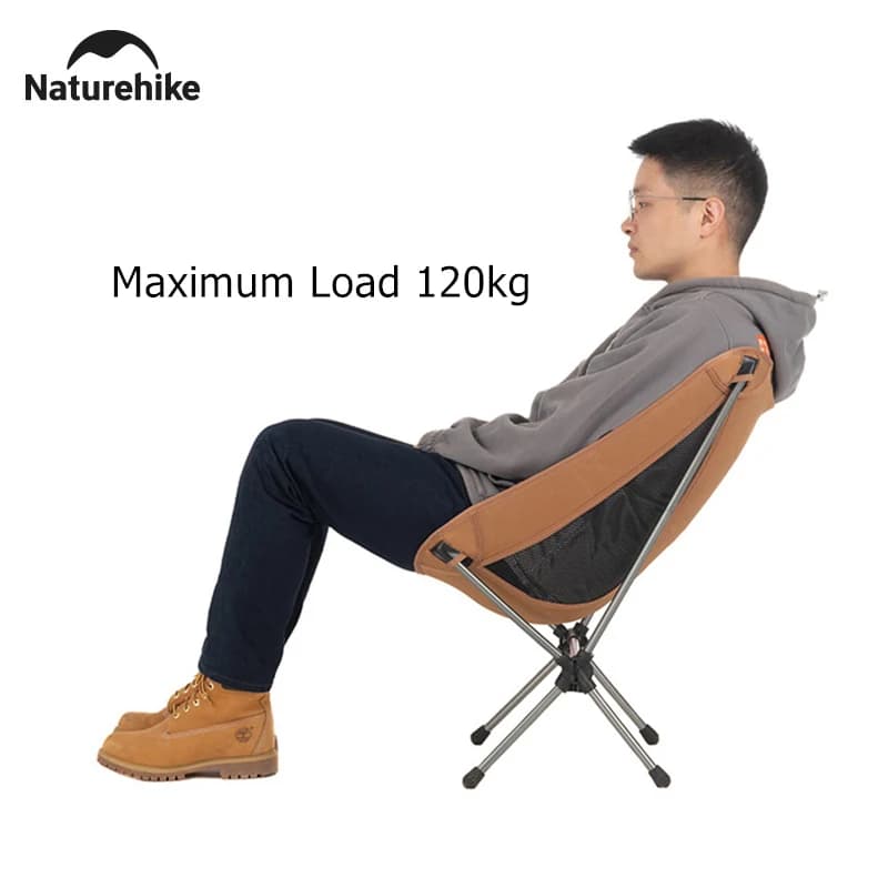 Chaise Moon Naturehike pliante légère en alliage aluminium pour randonnée pêche et plage