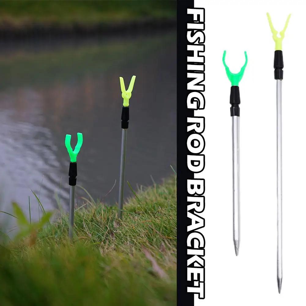 Support de canne télescopique réglable 50-80cm - Porte-canne de pêche avec pied ajustable