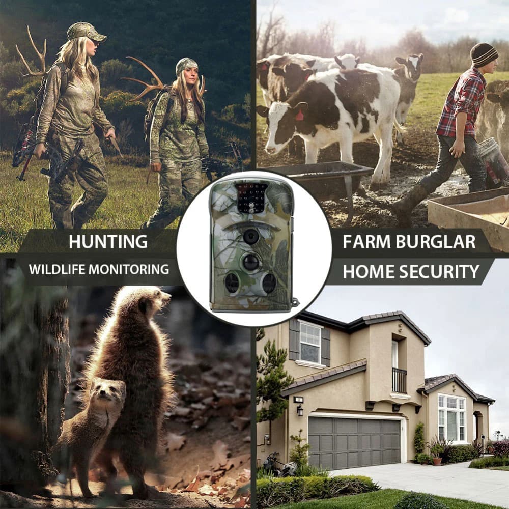 Caméra chasse Suntek HC5210A 20MP 1080P capteur infrarouge étanche pour capture mobile faune