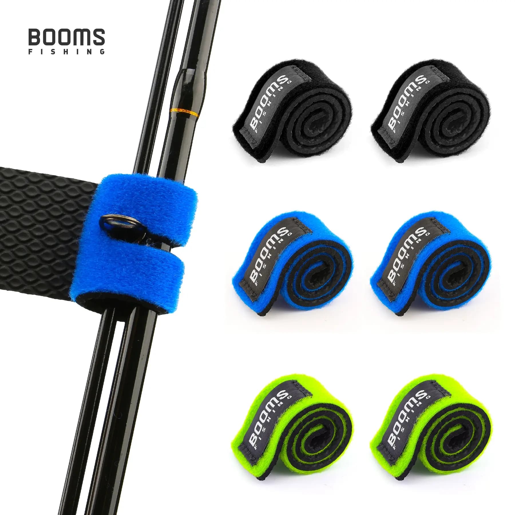 Booms Fishing RS3 Lure Fishing Rod Holder Belt Strap With Rod Tie Suspenders Wra