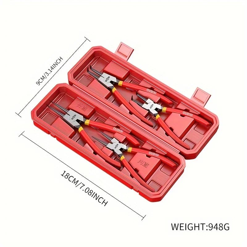Pinces à circlips multifonctions pour anneaux de retenue - Outil industriel pour maintenance de moteurs bateau