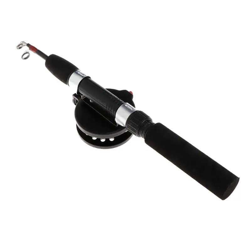 Canne à pêche hiver glace portable mini YD61 avec moulinet pour pêche sur glace