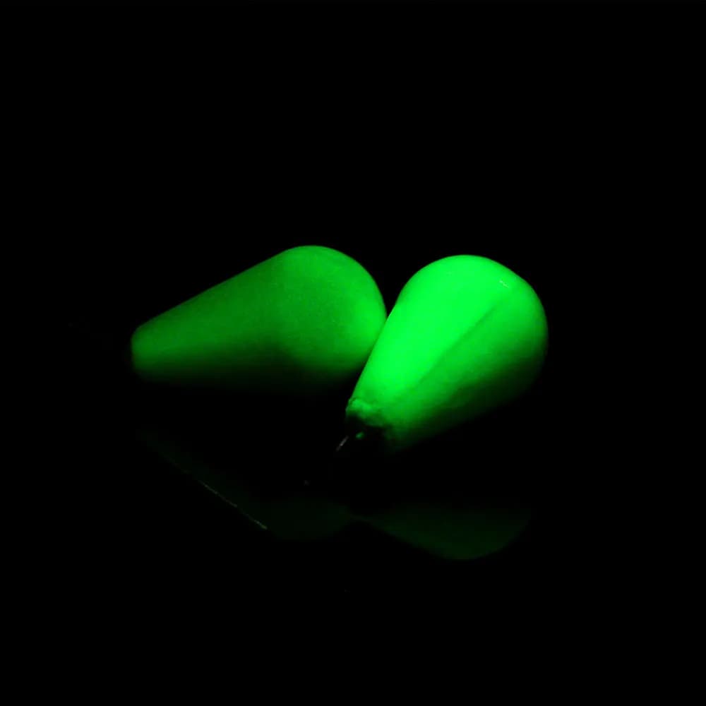 Plombs de pêche lumineux Newup pour leurres souples - poids pour montages Texas rig et basse