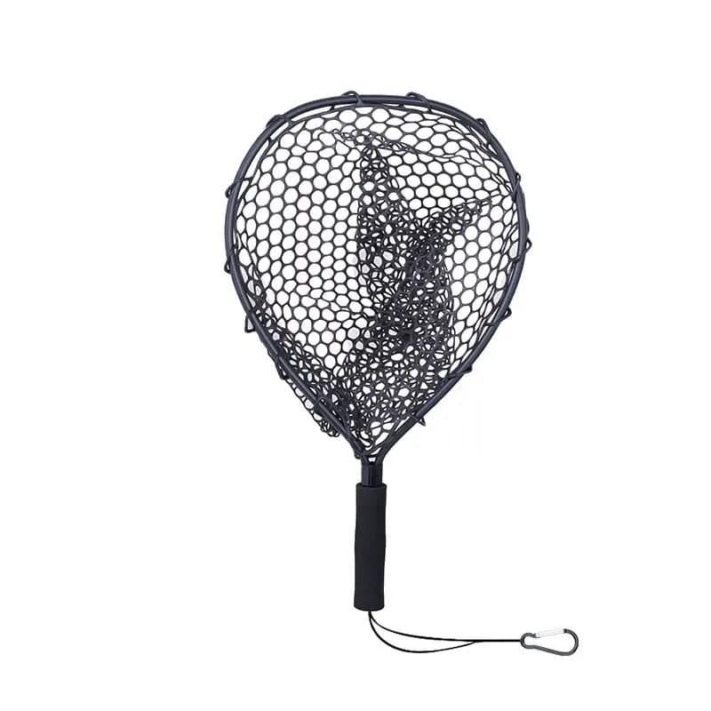 Filet de pêche portable ultraléger en alliage d'aluminium pour pêche à la mouche - TAIYU