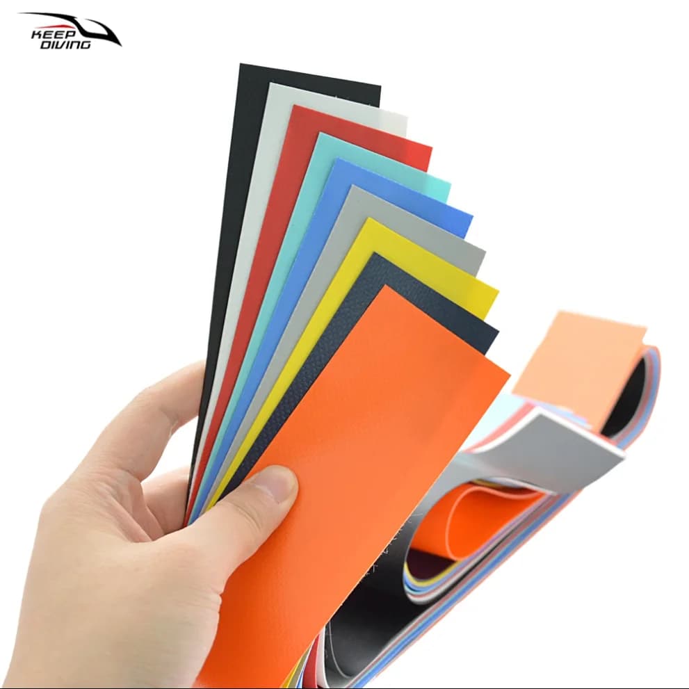 Kit réparation PVC pour bateaux gonflables kayak patch étanche trous fuites outils pêche
