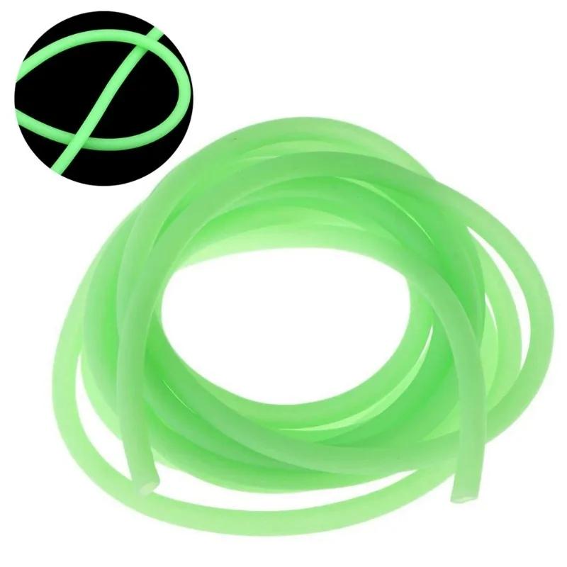 Gaine silicone lumineuse anti-emmêlement pêche mer tube rig sleeves France
