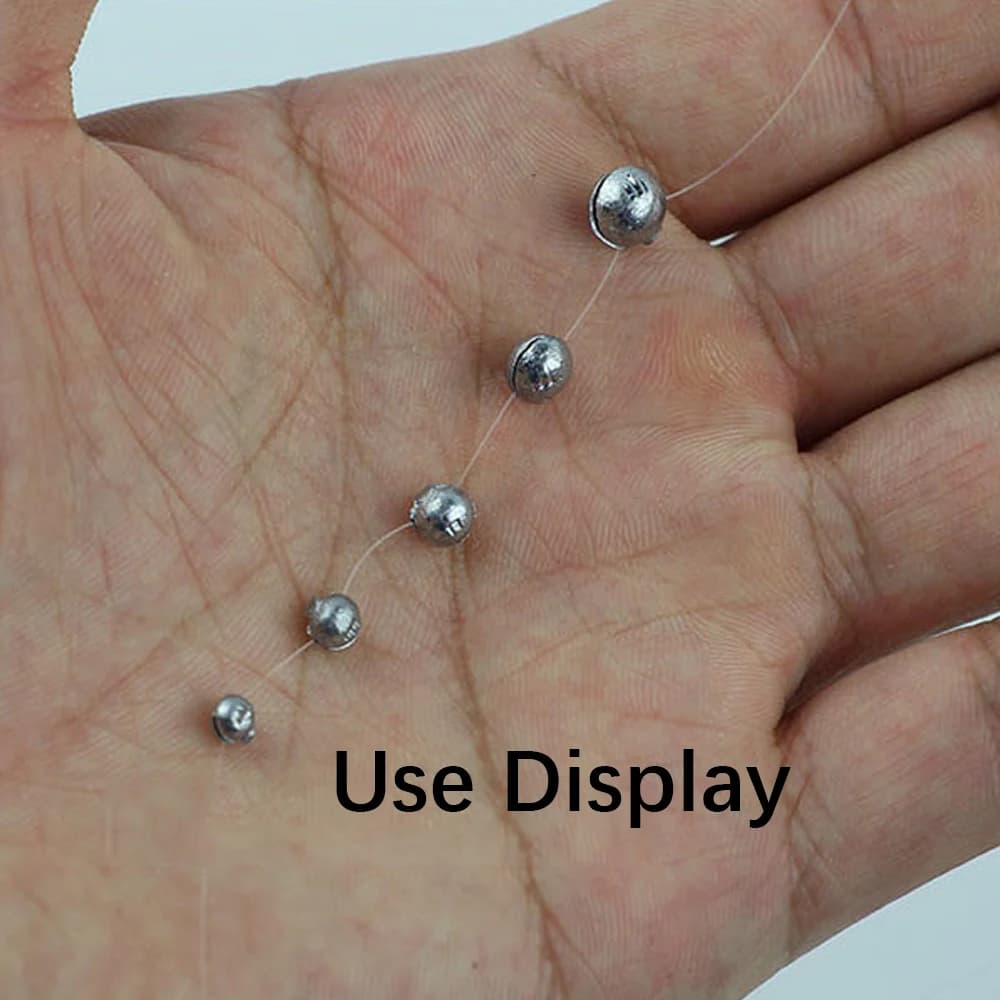 Plombs fractionnés ronds DNDYUJU 50 pièces pour pêche, plombs de ligne et flotteurs, accessoires de pêche