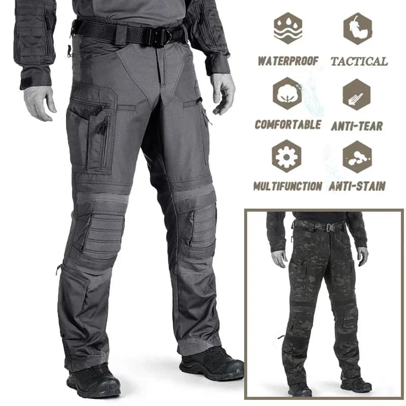 Nouveau pantalon tactique multi-poches pour pêche sportive - Uniforme outdoor camouflage randonnée