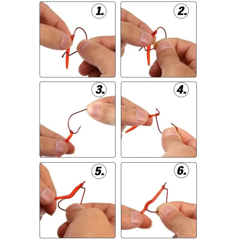 Leurre bionique ver rouge 100 pièces 3.5cm gel de silice - Appât fishing réaliste pour pêche au leurre