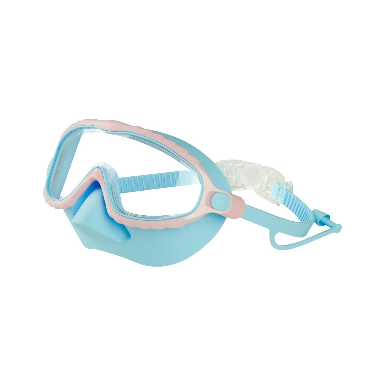 Lunettes de natation enfants 3-15 ans grand cadre HD anti-buée étanches silicone confortables
