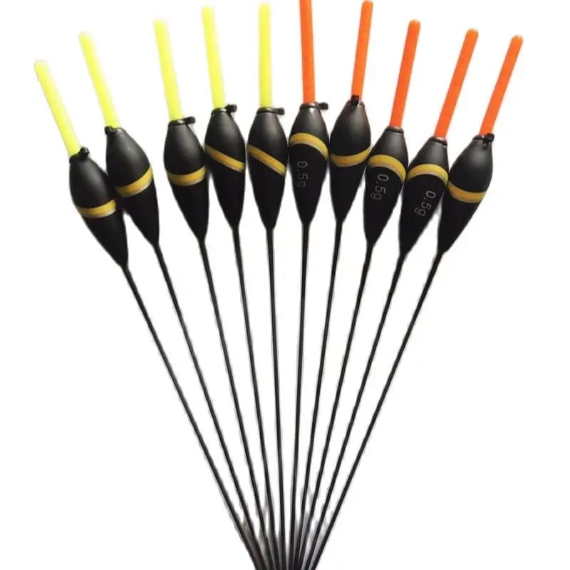 10 flotteurs balsa pour canne longue - poids 0.5g/1.0g/2.0g - Agape marque professionnelle