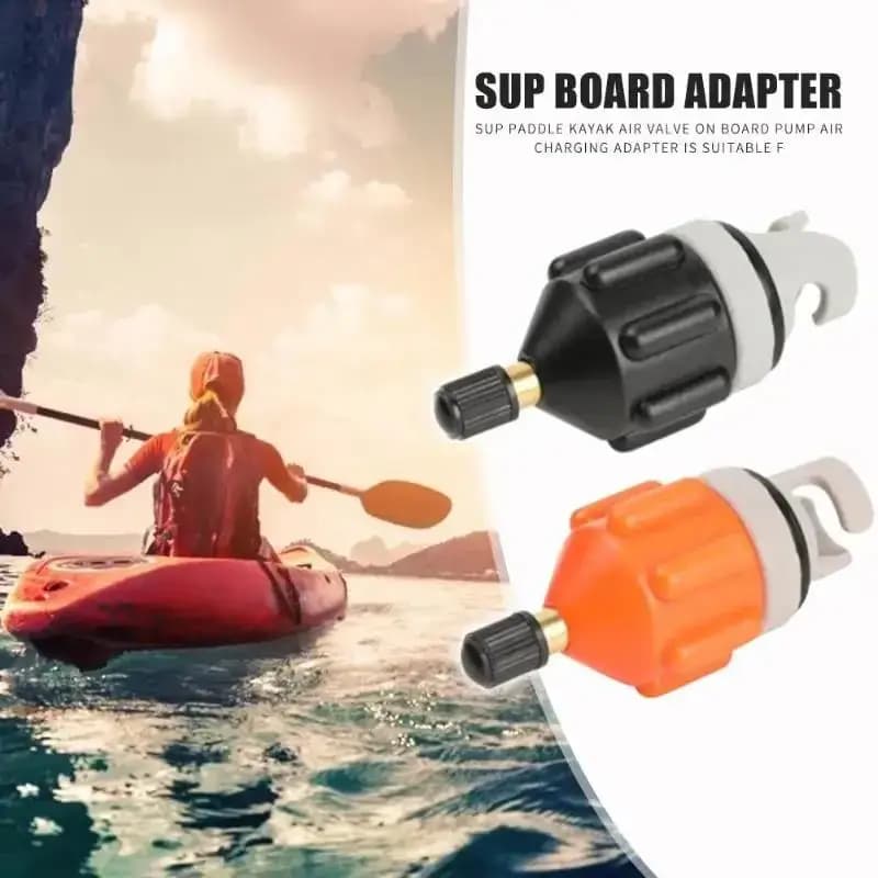 Adaptateur de valve pour pompe à kayak gonflable - Connexion universelle pour SUP, bateaux et équipements de pêche
