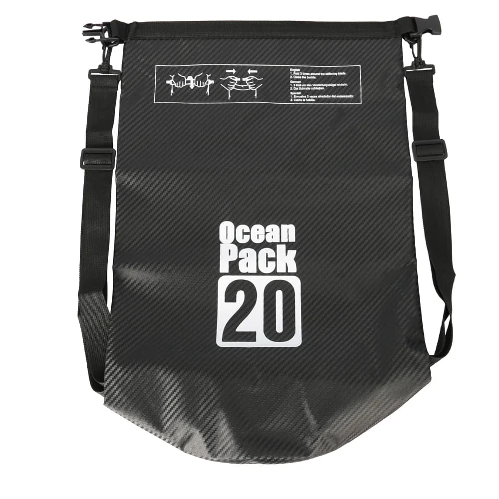 Sac étanche fibre carbone 2 à 30 litres flottant - Pour pêche rafting natation voile équipement