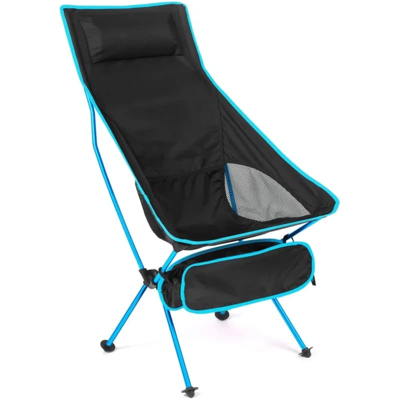 Chaise pliante pêche ultralégère Oxford - Siège camping allongé pour pêcheurs et BBQ plage