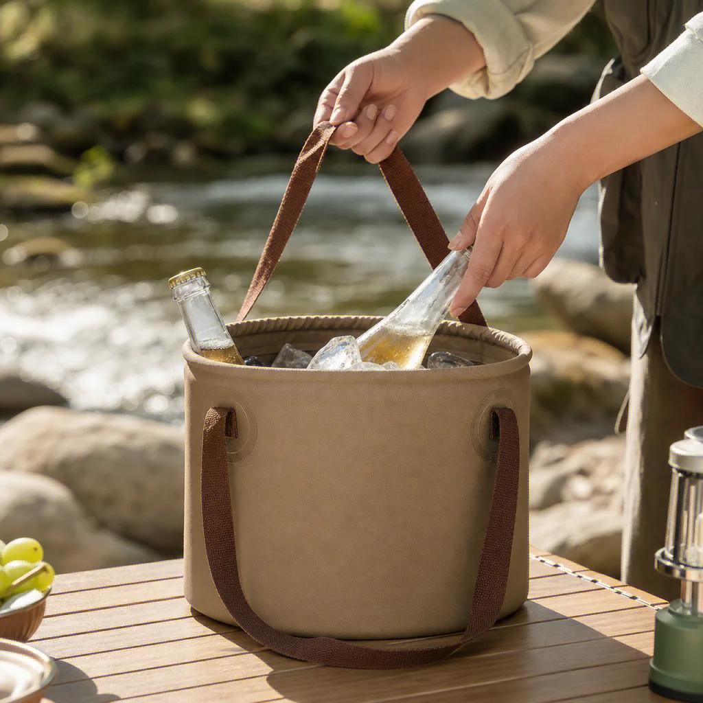 Seau de rangement pêche avec accessoires et articles de pêche neufs pour le sport