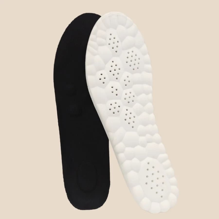 Semelles orthopédiques sport haute élasticité latex support voûte antidérapantes pêche