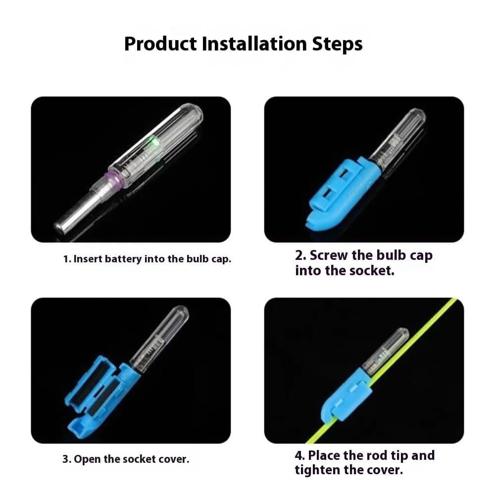 Bâton Lumineux Électronique pour Pêche avec LED CR425 - Flotteur et Détecteur de Touche Combinés