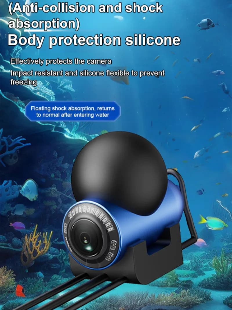 Détecteur poissons caméra sous-marine visuelle HD sonde vision nocturne ancre essentiels pêche