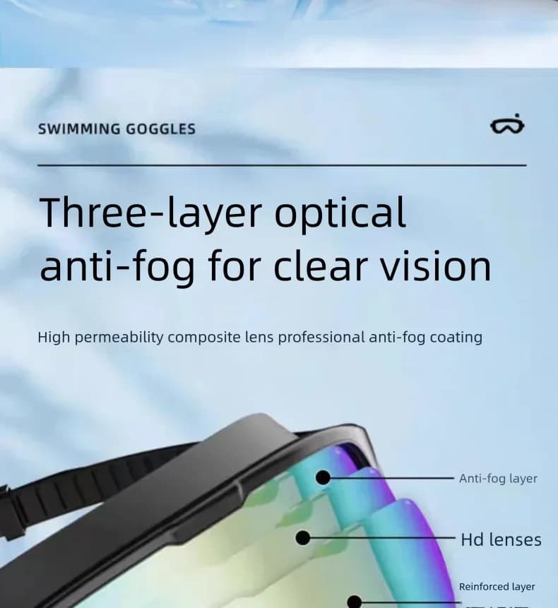 Nouveautés lunettes natation AREMA HD - anti-buée et anti-UV disponibles en plusieurs coloris