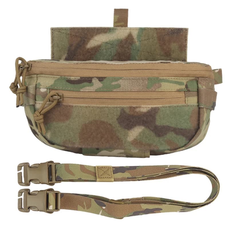 Sac abdominal rapide détachable pour pêche en kayak et équipement de pêcheur nomade
