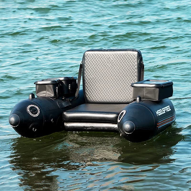 Kayak gonflable pêche PVC solide Solar Marine, bateau rame durable pour eau vive et surf casting