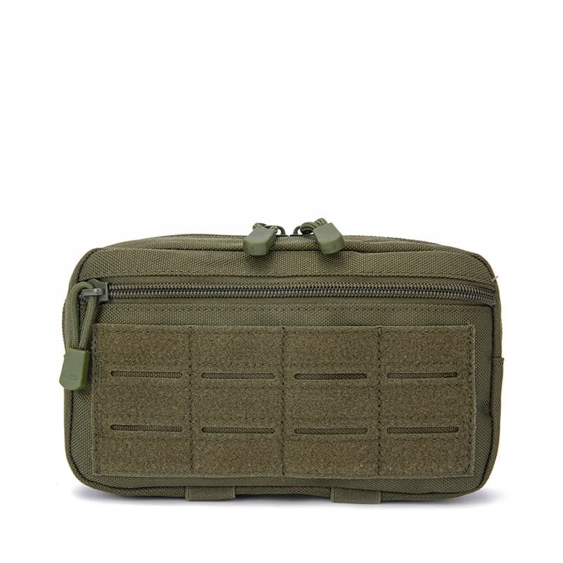 Pochette tactique MOLLE pour pêche - Sac ceinture multifonction pour équipement de pêche d'urgence