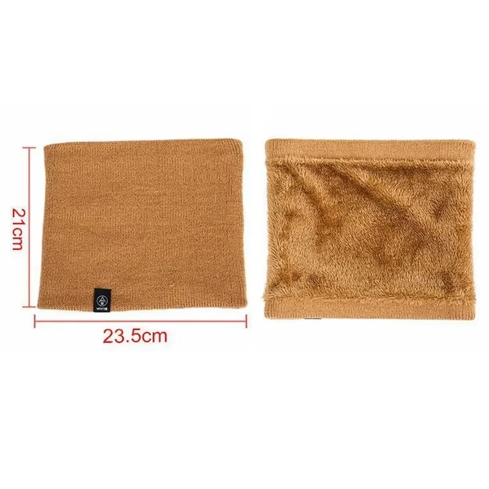 Tour de cou thermique unisexe hiver - Protection vent pour ski running cyclisme pêche