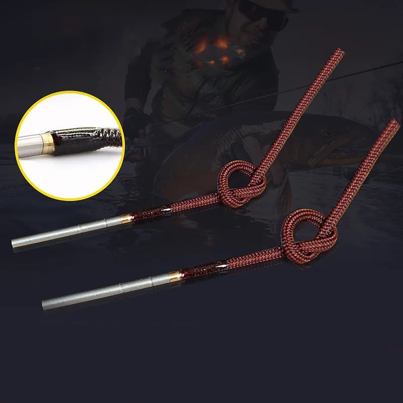 10 pièces fils scion canne rotatifs 0.8-1.6mm DIY réparation outils accessoires pêche mouche bricolage