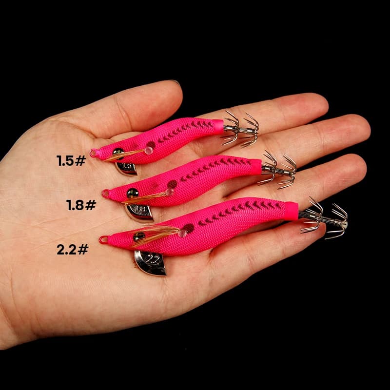 Leurre calmar LETOYO lumineux 1.5-2.2# - Appât artificiel pour pêche aux céphalopodes et poissons