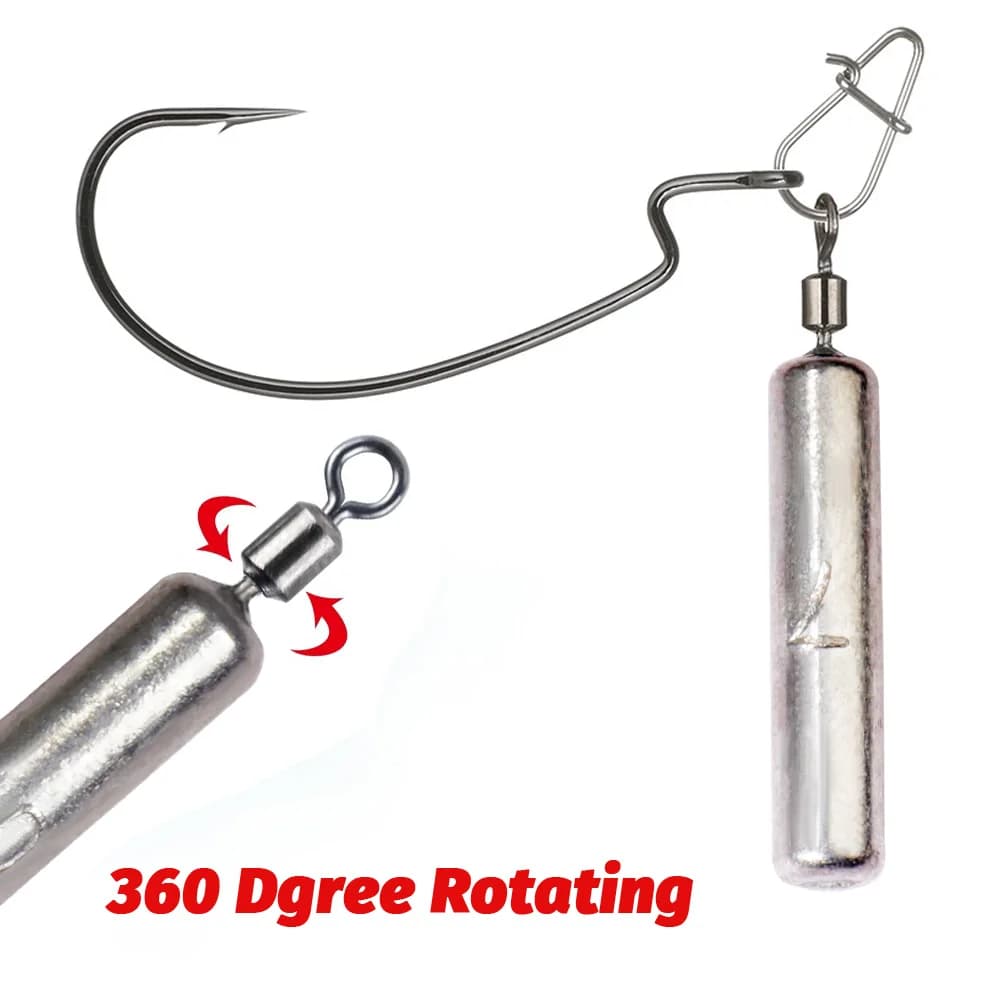 10 plombs GOBAIT 3.5g à 10g - Poids mince pour pêche rapide - Accessoires pêche métalliques