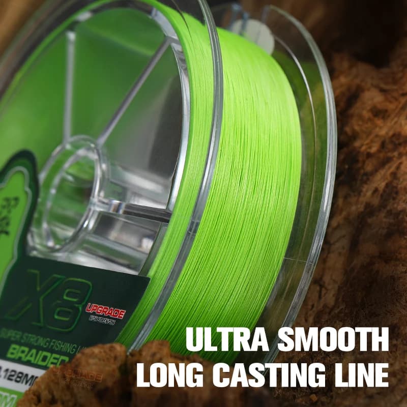 Ligne pêche TSURINOYA PE 8 tresses 300m - Soie tressée H8 ultra-lancé 14-50LB pour pêche sportive