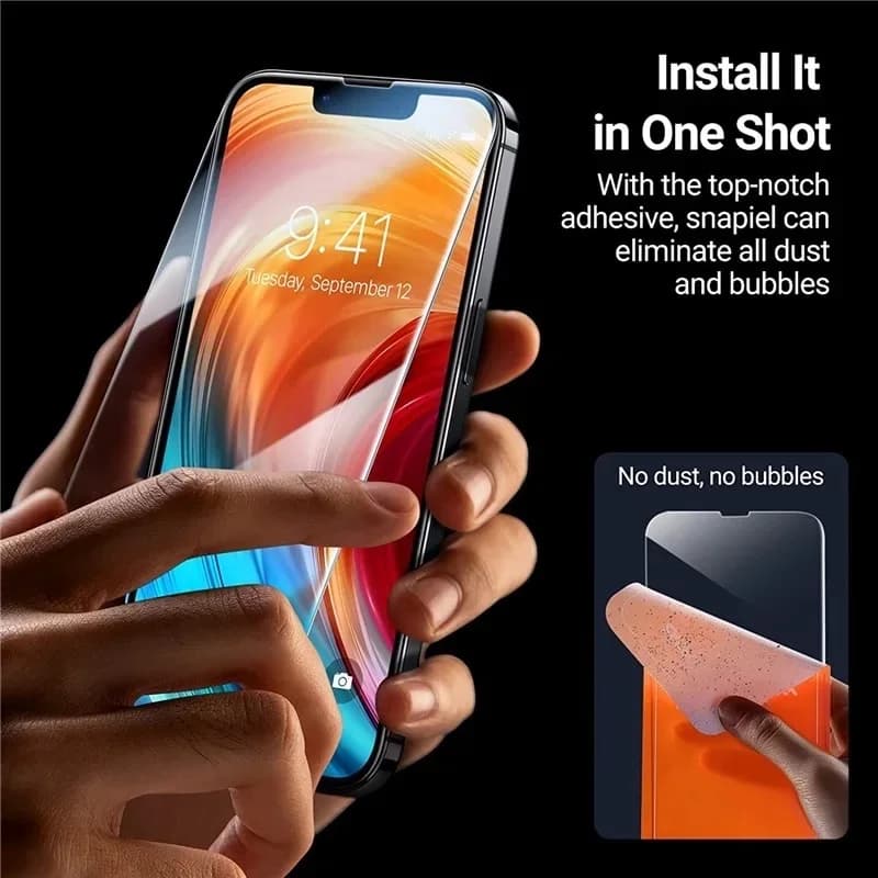 Protection écran verre trempé pour iPhone - Compatible tous modèles, idéal pêcheurs et outdoor
