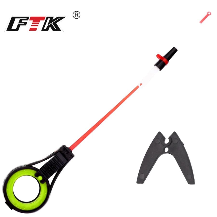 Canne pêche glace FTK mini portable plastique ABS détachable étanche - Remplacement pointe