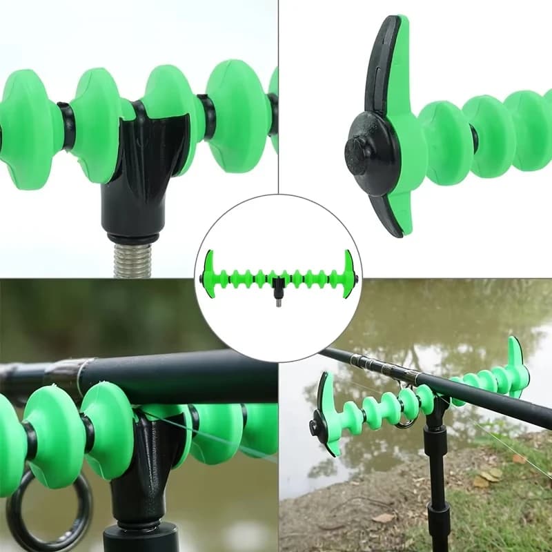 Tête de repose-canne en plastique pour pêche au feeder et carpe avec système buzz bar