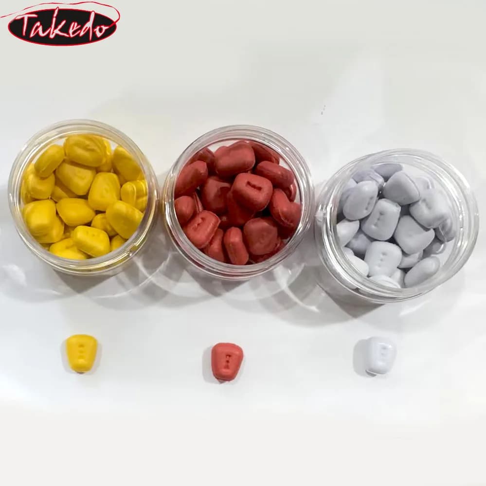 30 pop ups boilies simulation maïs en mousse EVA pour pêche à la carpe - appâts flottants TAKEDO