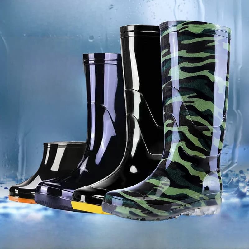 Bottes camouflage pêche homme imperméables antidérapantes avec doublure polaire pour chasse et pêche