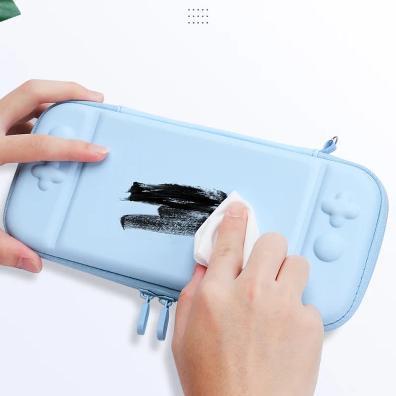 Étui rigide 3 en 1 pour Switch Lite - Transport et rangement avec accessoires et grip mignon inclus
